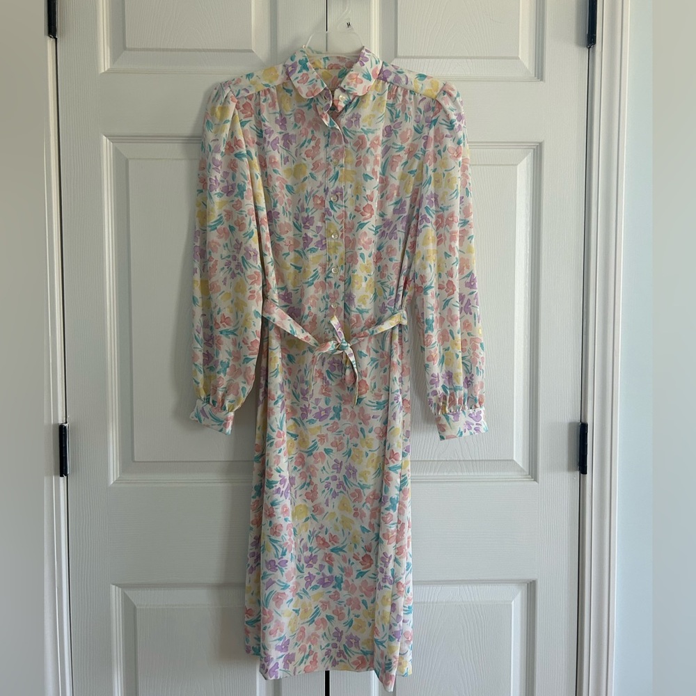 Vintage Schrader Sport Floral Dress